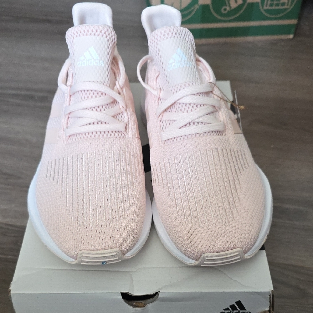 Adidas Light Pink Running Shoes